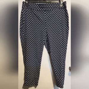 Navy Polka Dot Pants